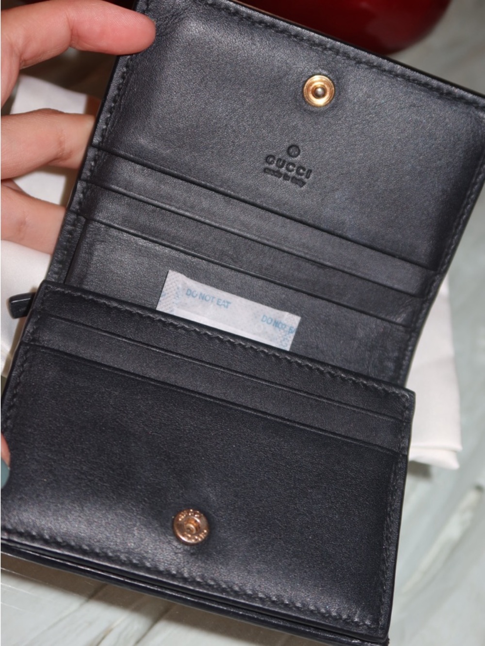 Gucci Animalier Bee GG Monogram Wallet - Picture 6 of 16